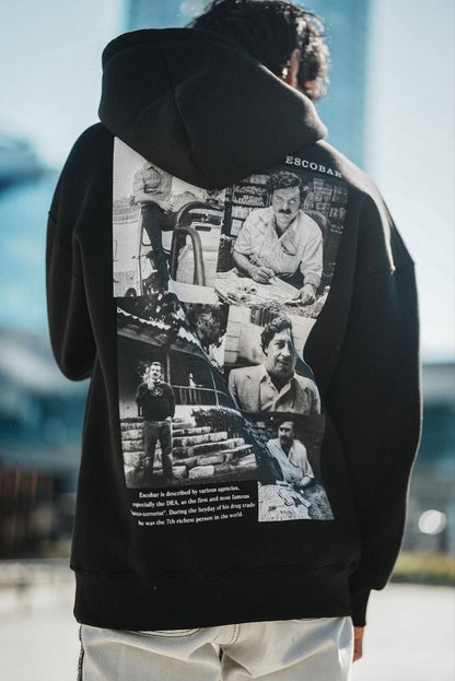 Pablo Escobar "El Patron del Mal" Graphic Unisex Hoodie Withinblack
