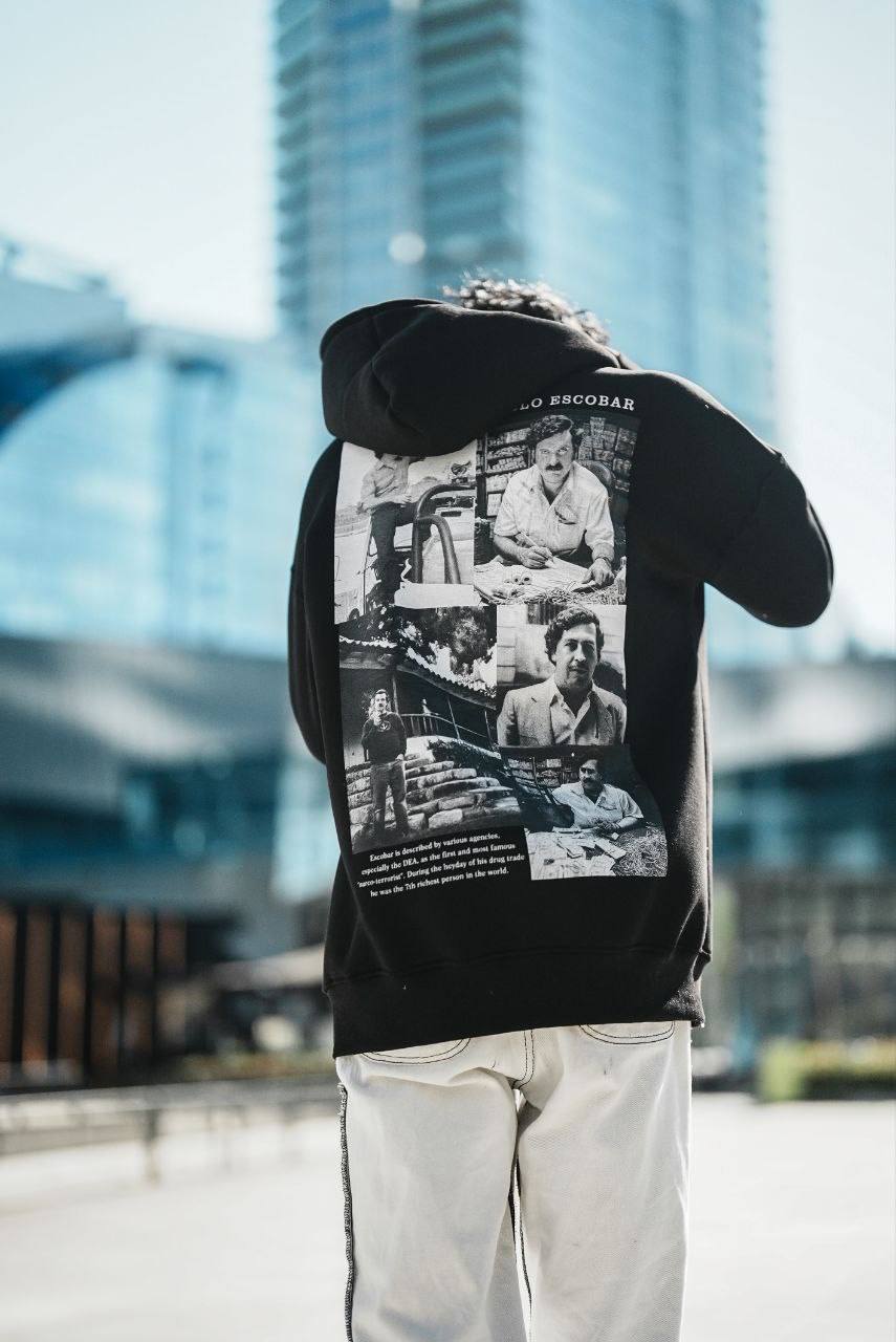 Pablo Escobar "El Patron del Mal" Graphic Unisex Hoodie Withinblack