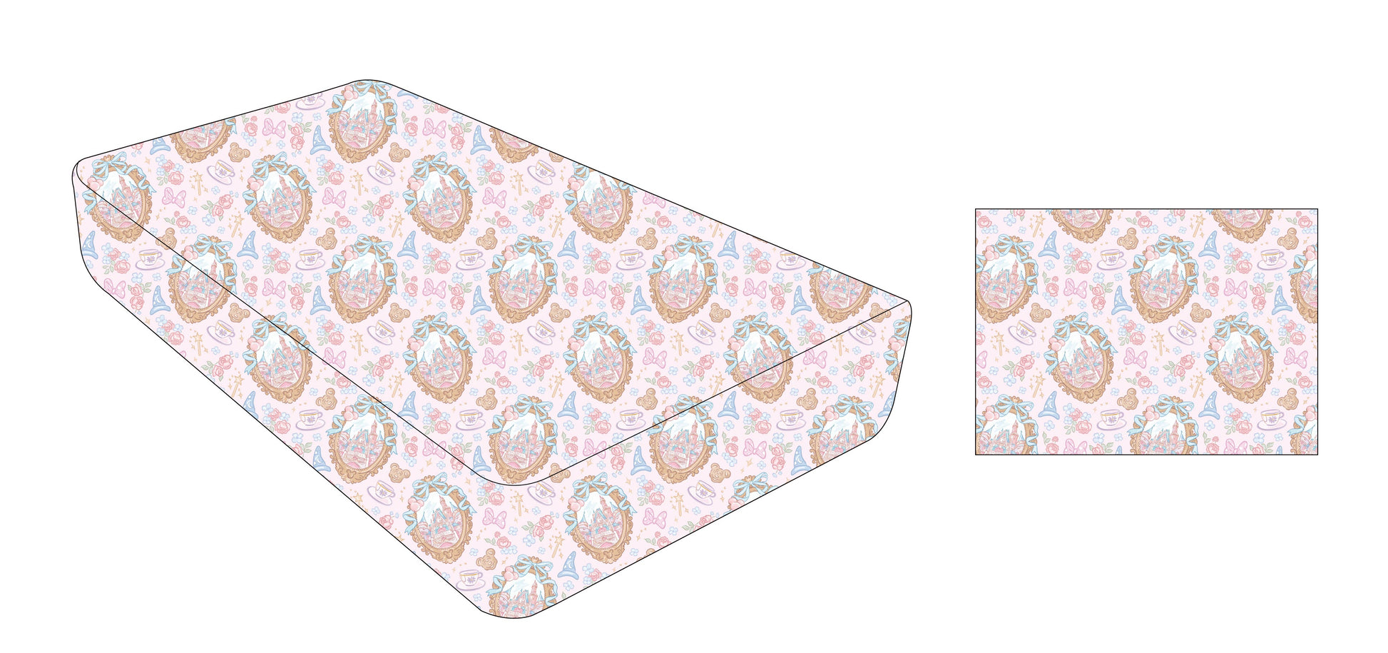 When You Wish - Twin Sheet Set Blush Lotus