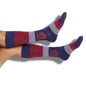 Party in the Sip - Navy Dress Socks DeadSoxy