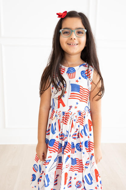 SALE Party in the USA Tank Twirl Dress