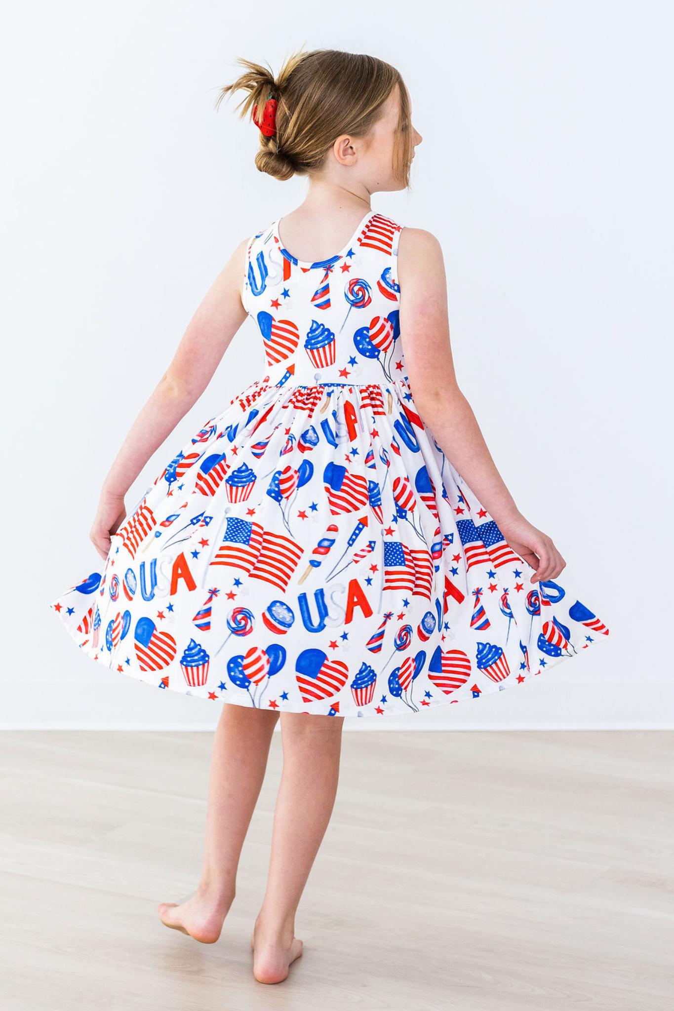 SALE Party in the USA Tank Twirl Dress