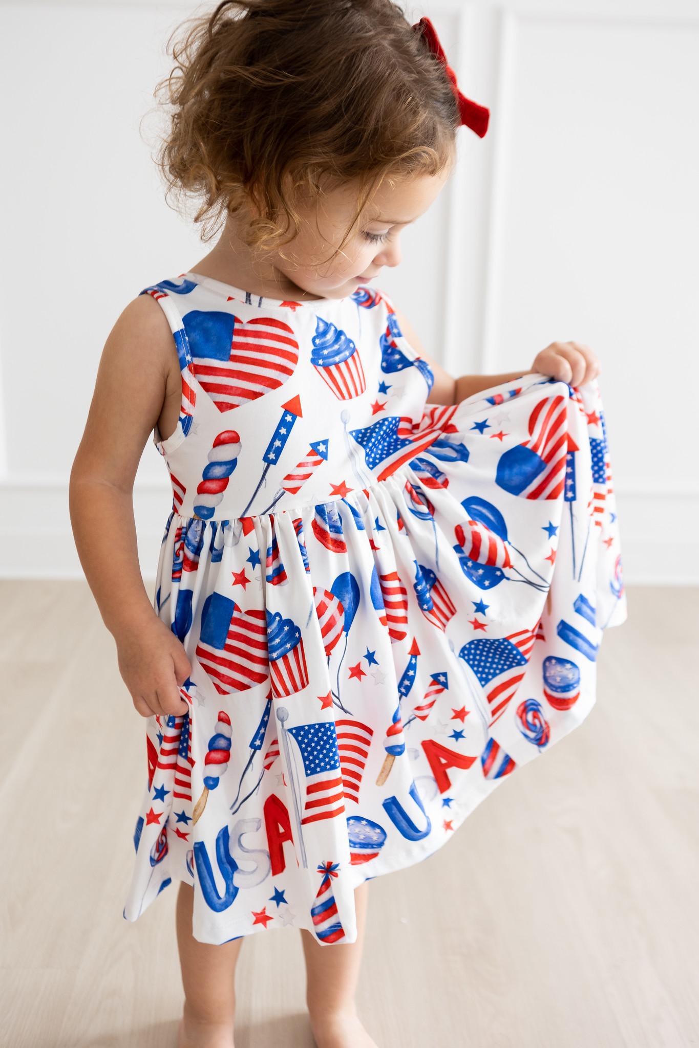 SALE Party in the USA Tank Twirl Dress