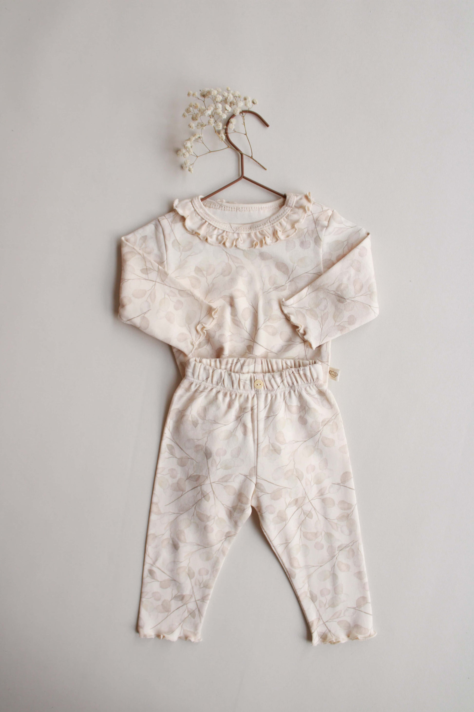 Willow Floral Ruffle Set Honey and Hive