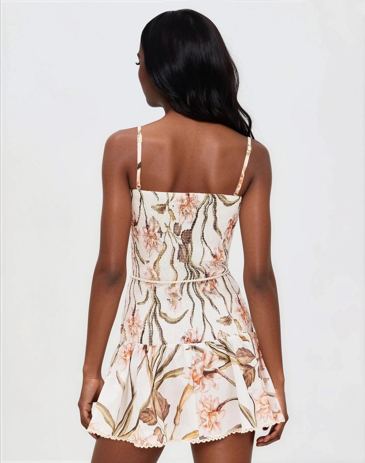 Botanic Retro Mini Dress – Off White XO, Tina