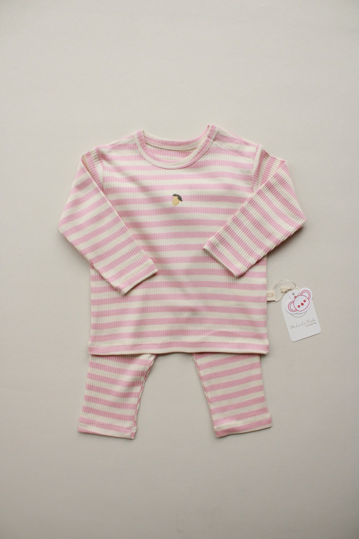 Pink Lemon Striped Honey and Hive