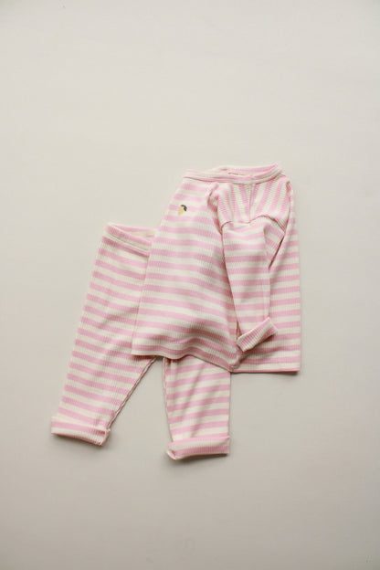 Pink Lemon Striped Honey and Hive