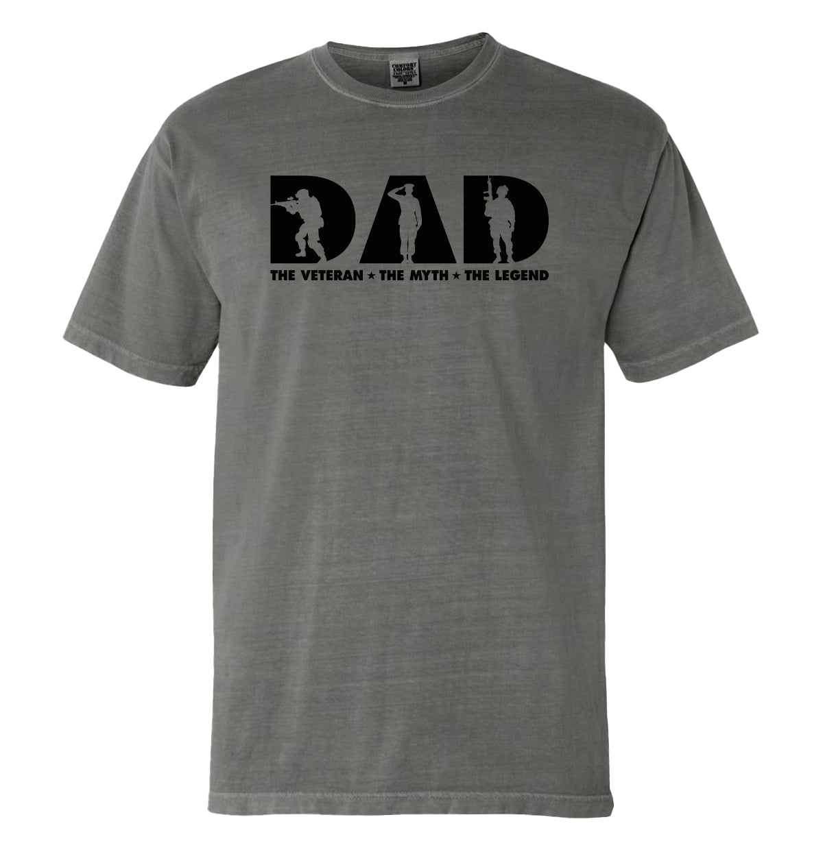 Dad The Veteran The Myth The Legend (Front) Shield Republic