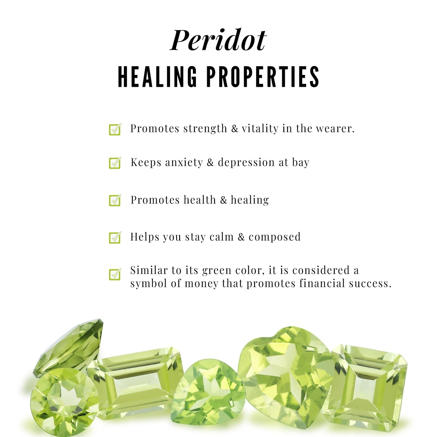 Bezel Set 1.2 Carat Peridot Engagement Ring for Women