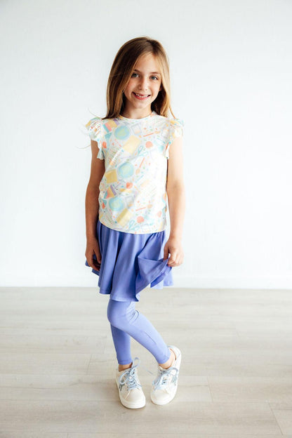 Periwinkle Twirl Skegging