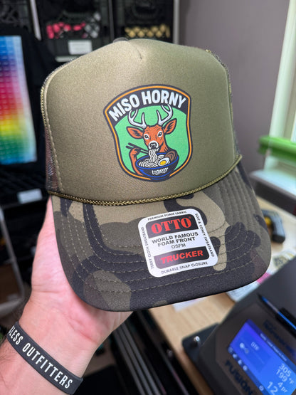 Miso Horny Trucker Hat Luckless Outfitters