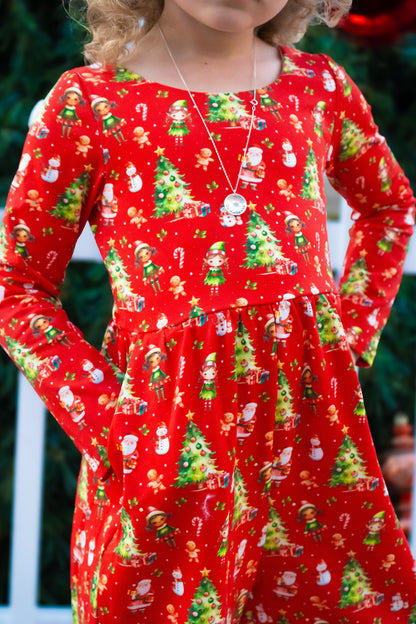 Caroline Leggy Romper - Santas Workshop Always In Bloom Clothing Co