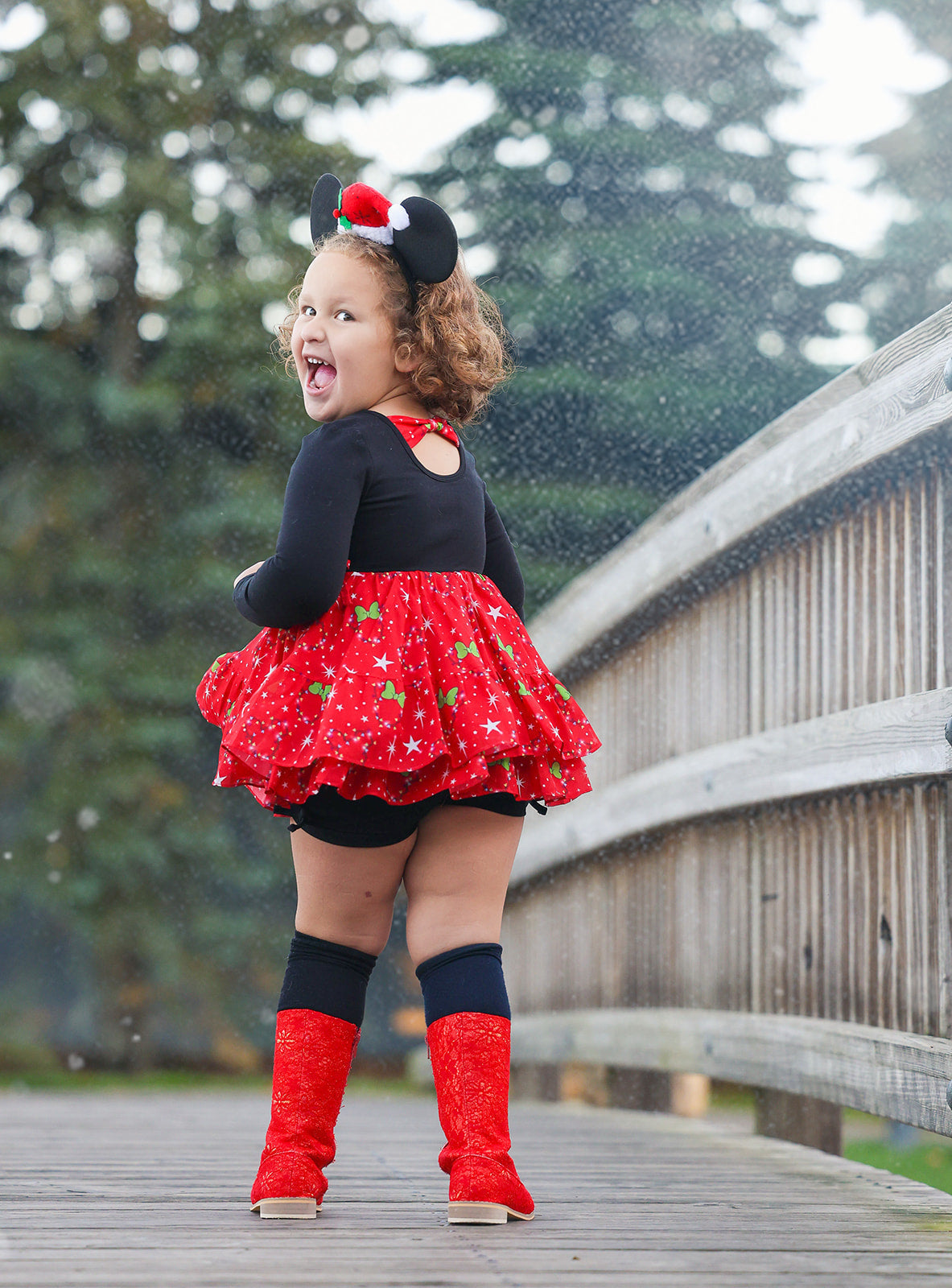 Blair 3 Piece Tunic Set - Minnie Merry and Bright Always In Bloom Clothing Co