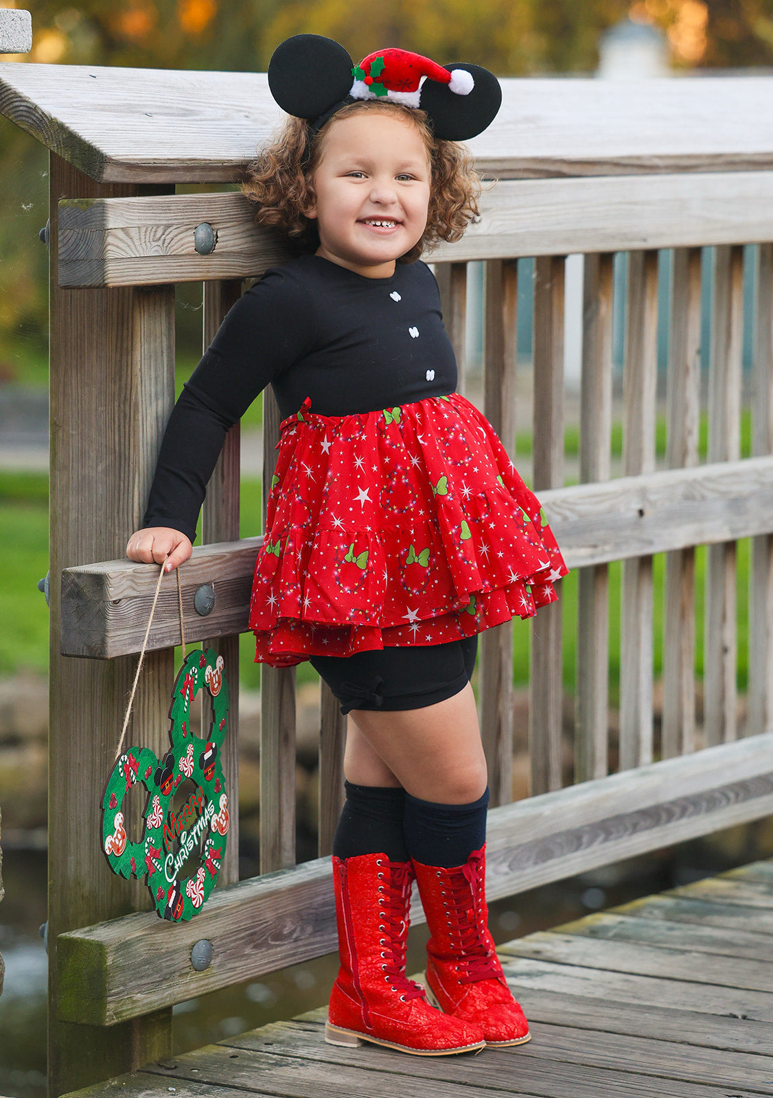 Blair 3 Piece Tunic Set - Minnie Merry and Bright Always In Bloom Clothing Co