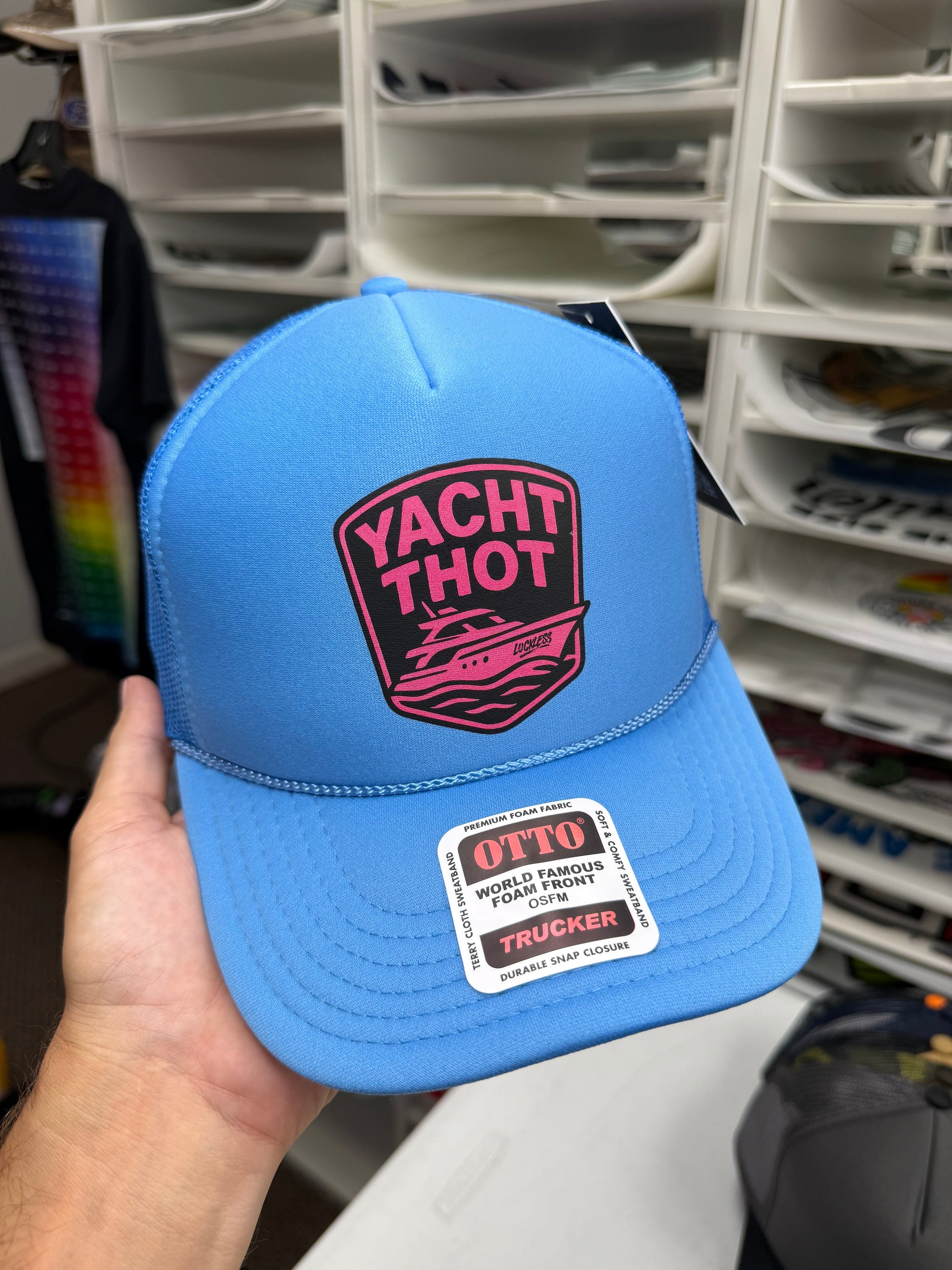 Yacht Thot Trucker Hat Luckless Outfitters