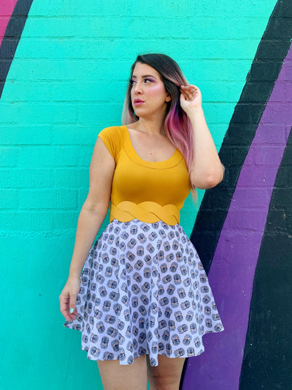 Hedgehog Skater Skirt Retrolicious