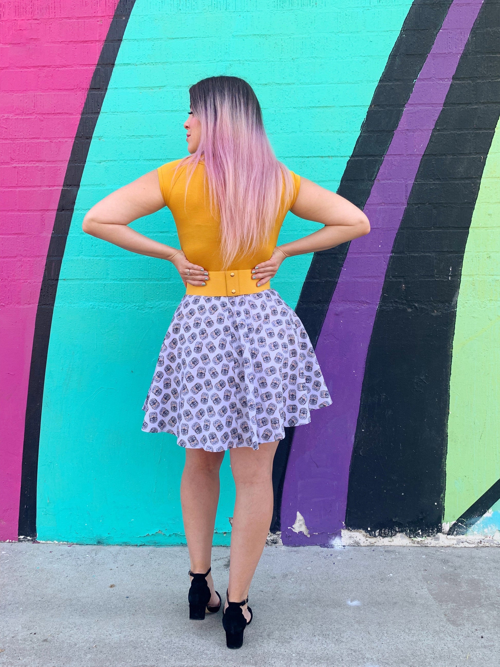 Hedgehog Skater Skirt Retrolicious