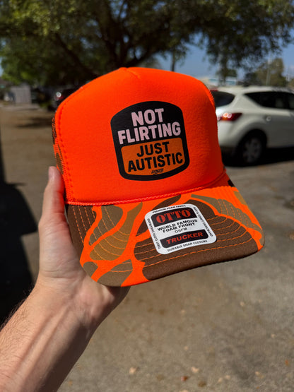 Not Flirting Trucker Hat Luckless Outfitters