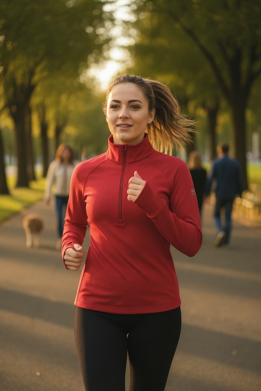 Foudy Mid-Weight Long Sleeve ½ Zip Top Goal Five