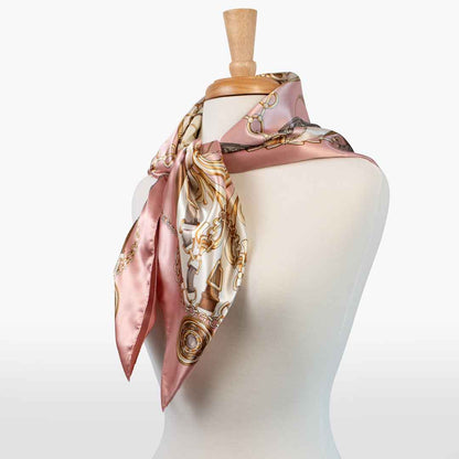 Aurélie- Stylized Equestrian Scarf in Primrose Urban-Equestrian