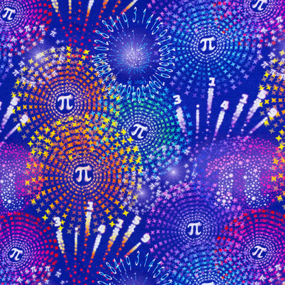"Pi-rotechnics" Pi Fireworks Super Twirler Dress with Pockets Princess Awesome & Boy Wonder