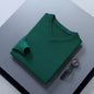 Men's V-Neck Cashmere Sweater - Soft Warm Pullover