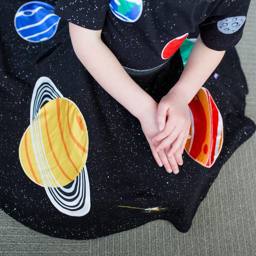 Solar System Busy Dress Princess Awesome & Boy Wonder