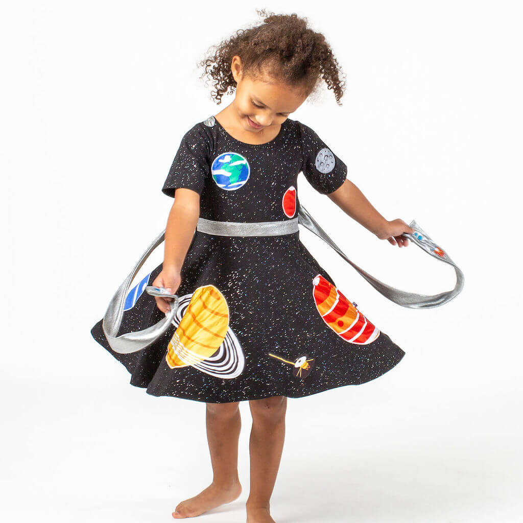 Solar System Busy Dress Princess Awesome & Boy Wonder