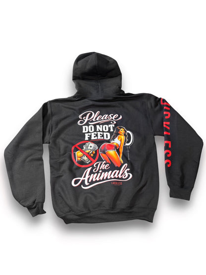 Please Do Not Feed The Animals Hoodie Luckless Outfitters