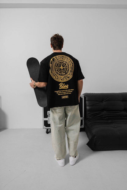 Polaris T-Shirt - Philosophical Tee with Unique Design Withinblack
