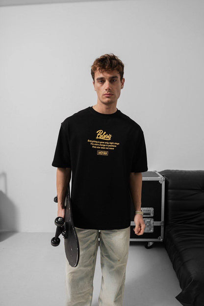 Polaris T-Shirt - Philosophical Tee with Unique Design Withinblack
