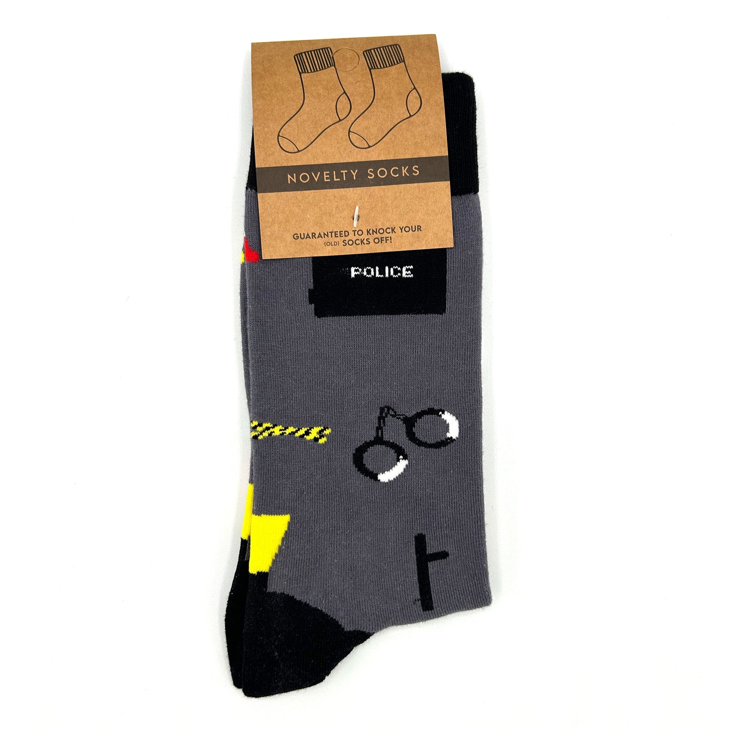 Law Enforcement Novelty Socks Shield Republic