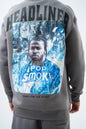 Pop Smoke "Headliner" Graphic Unisex Oversized Sweatshirt Withinblack