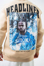 Pop Smoke "Headliner" Graphic Unisex Oversized Sweatshirt Withinblack