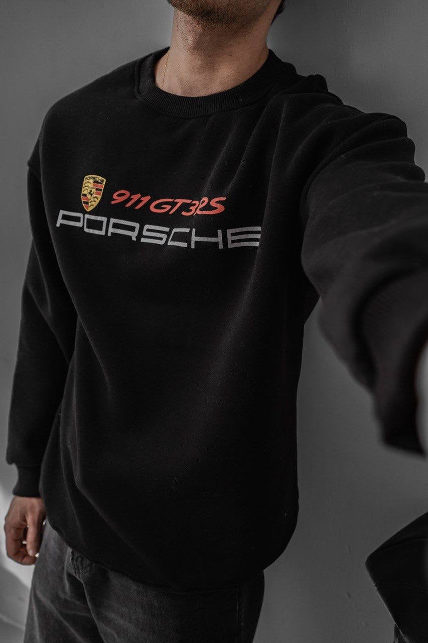 Porsche Printed Oversized Sweatshirt Withinblack