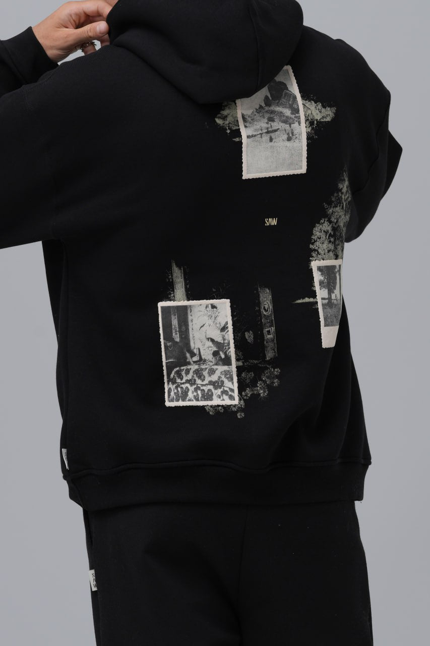 "Portrait of a Generation" Collage Hoodie Withinblack