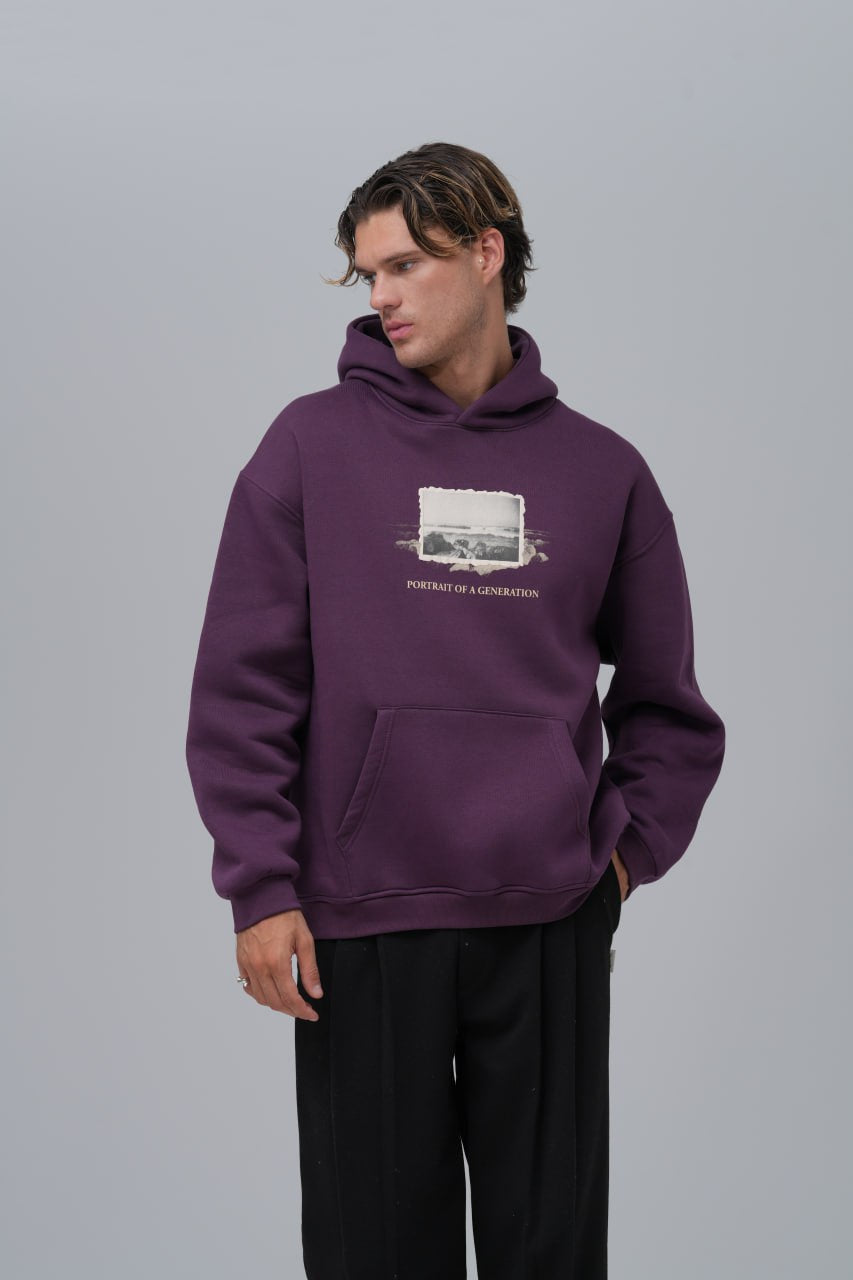 "Portrait of a Generation" Collage Hoodie Withinblack