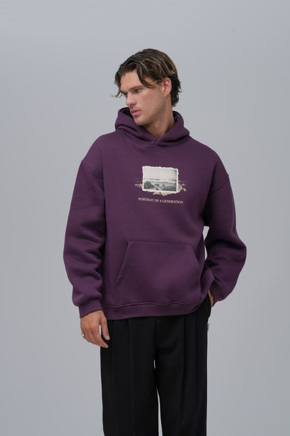"Portrait of a Generation" Collage Hoodie Withinblack