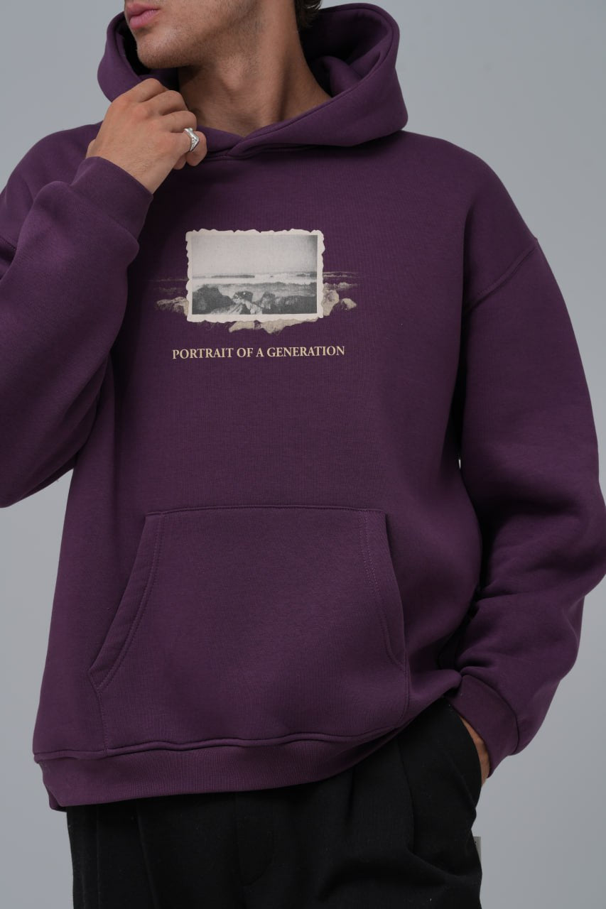 "Portrait of a Generation" Collage Hoodie Withinblack