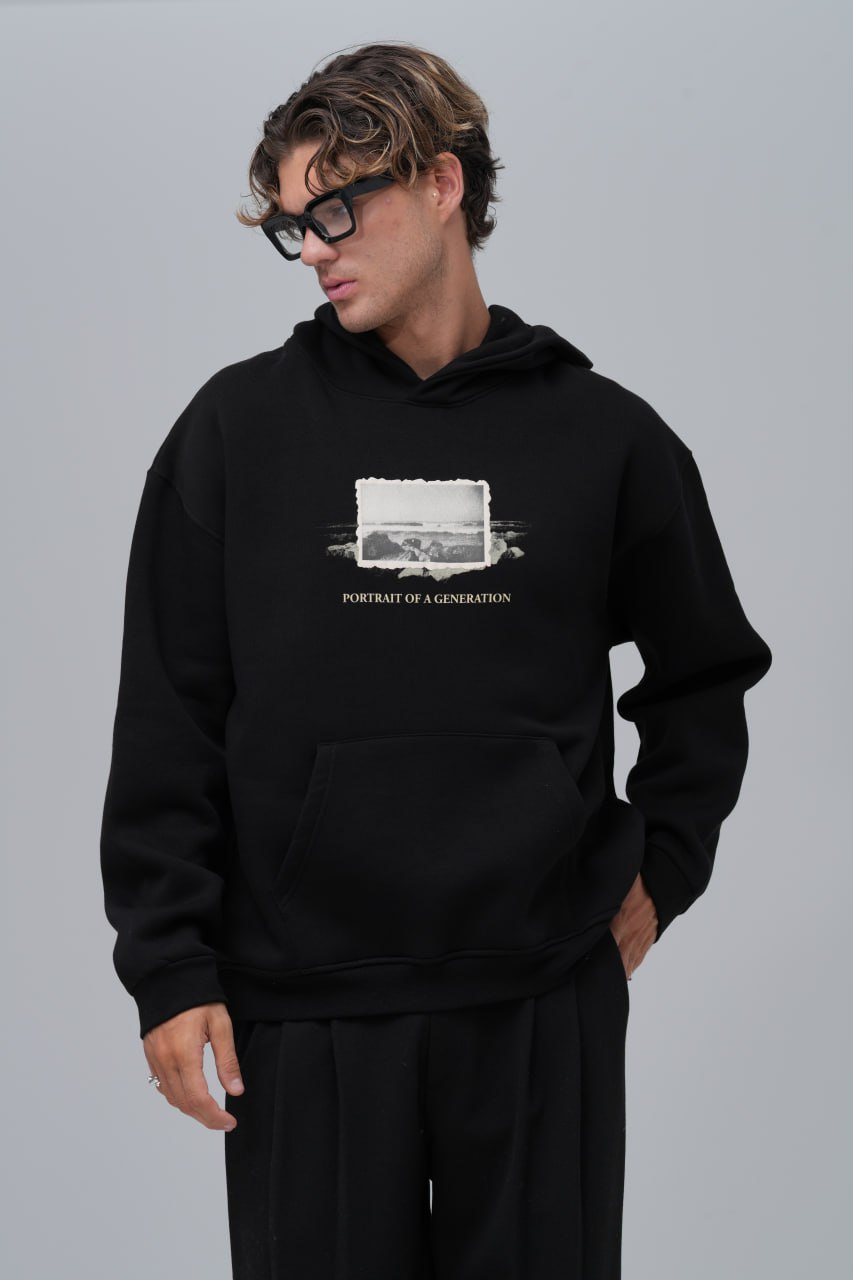 "Portrait of a Generation" Collage Hoodie Withinblack
