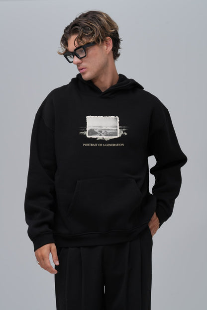 "Portrait of a Generation" Collage Hoodie Withinblack
