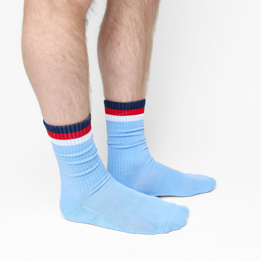 Powder 3 Stripe Crew Socks DeadSoxy
