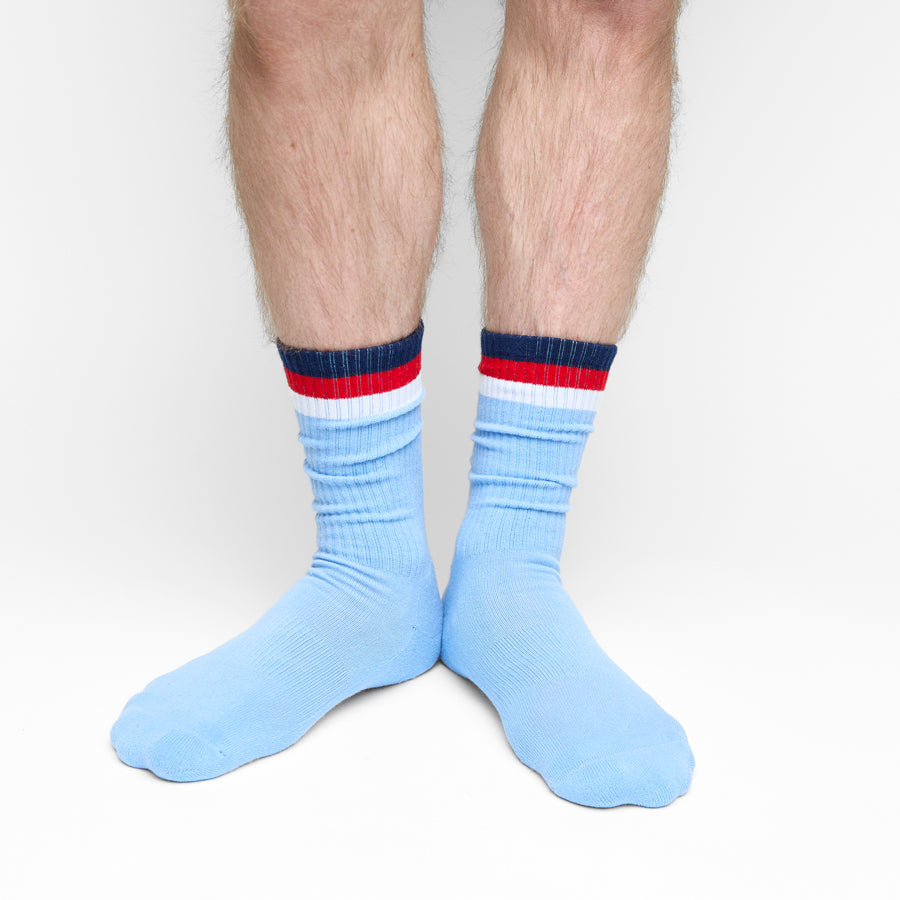 Powder 3 Stripe Crew Socks DeadSoxy