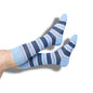 Powder Triple Stripe Dress Socks DeadSoxy