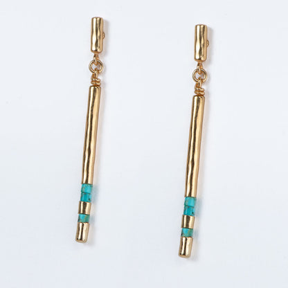 Prism - Linea Turquoise Equestrian Earring Urban-Equestrian