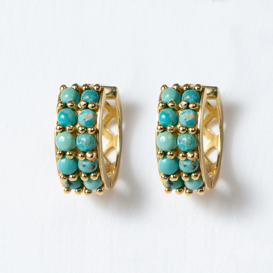 Prism - Linea Turquoise Equestrian Earring Urban-Equestrian