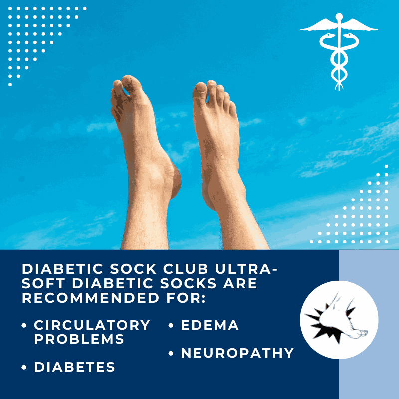 Men's Cotton Diabetic Ankle Socks (6 Pair) DSC