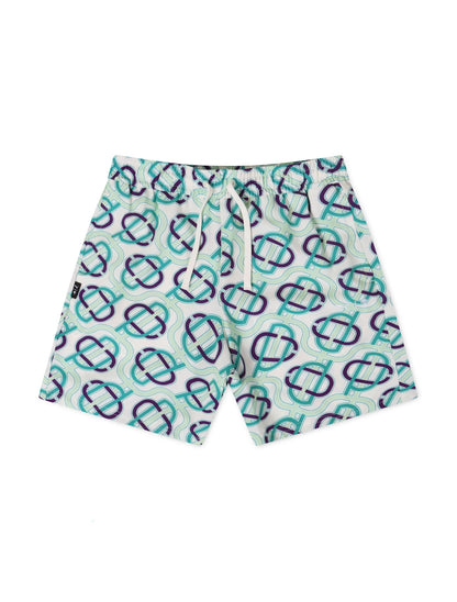 Puma X Palm Tree Crew Shorts - Warm White Denim Exchange