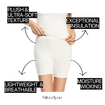 Pure Angora | Base layer shorts (Women's) Silverlyne