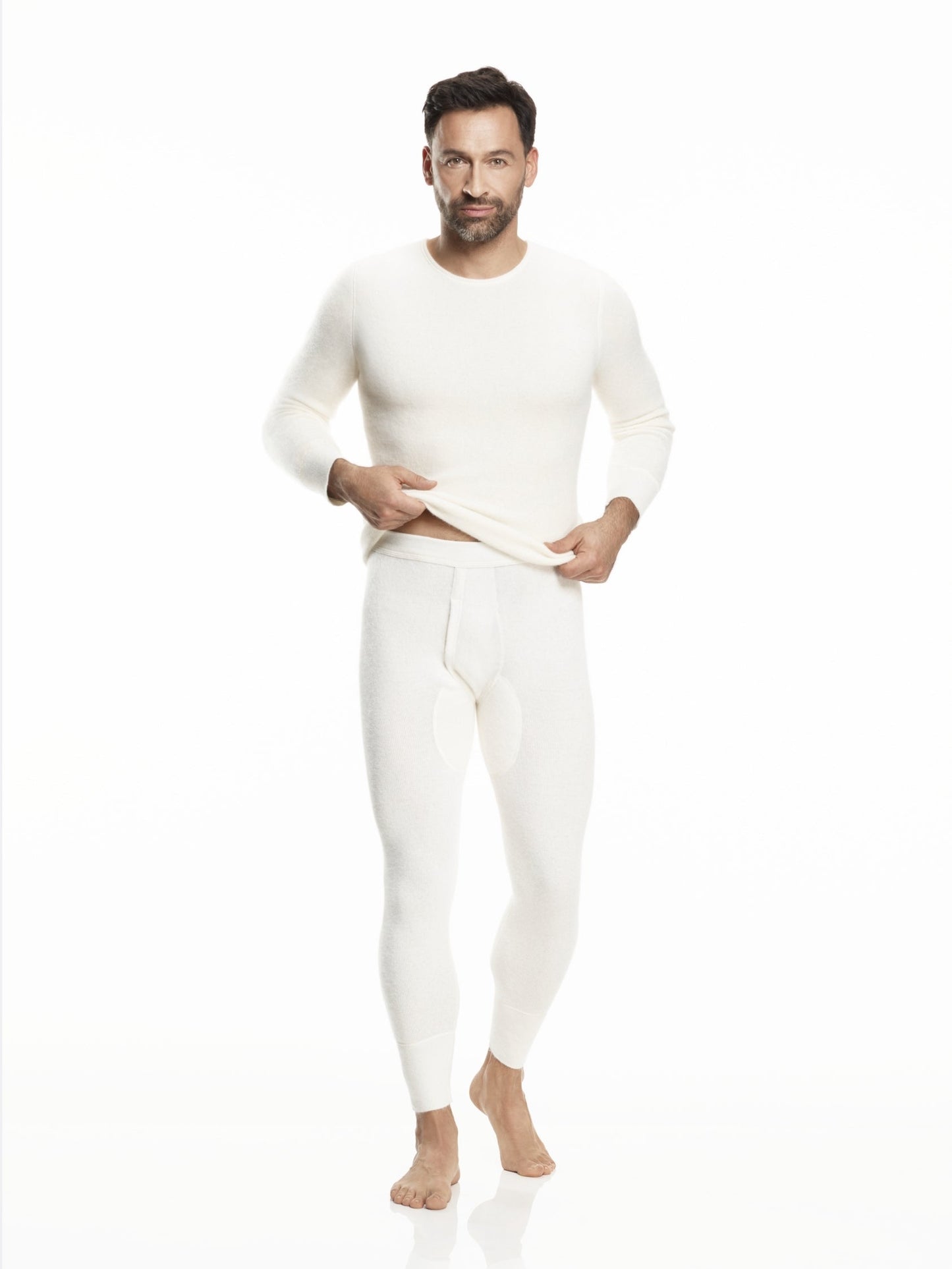 Pure Angora | Long sleeve base layer shirt (Men's) Silverlyne